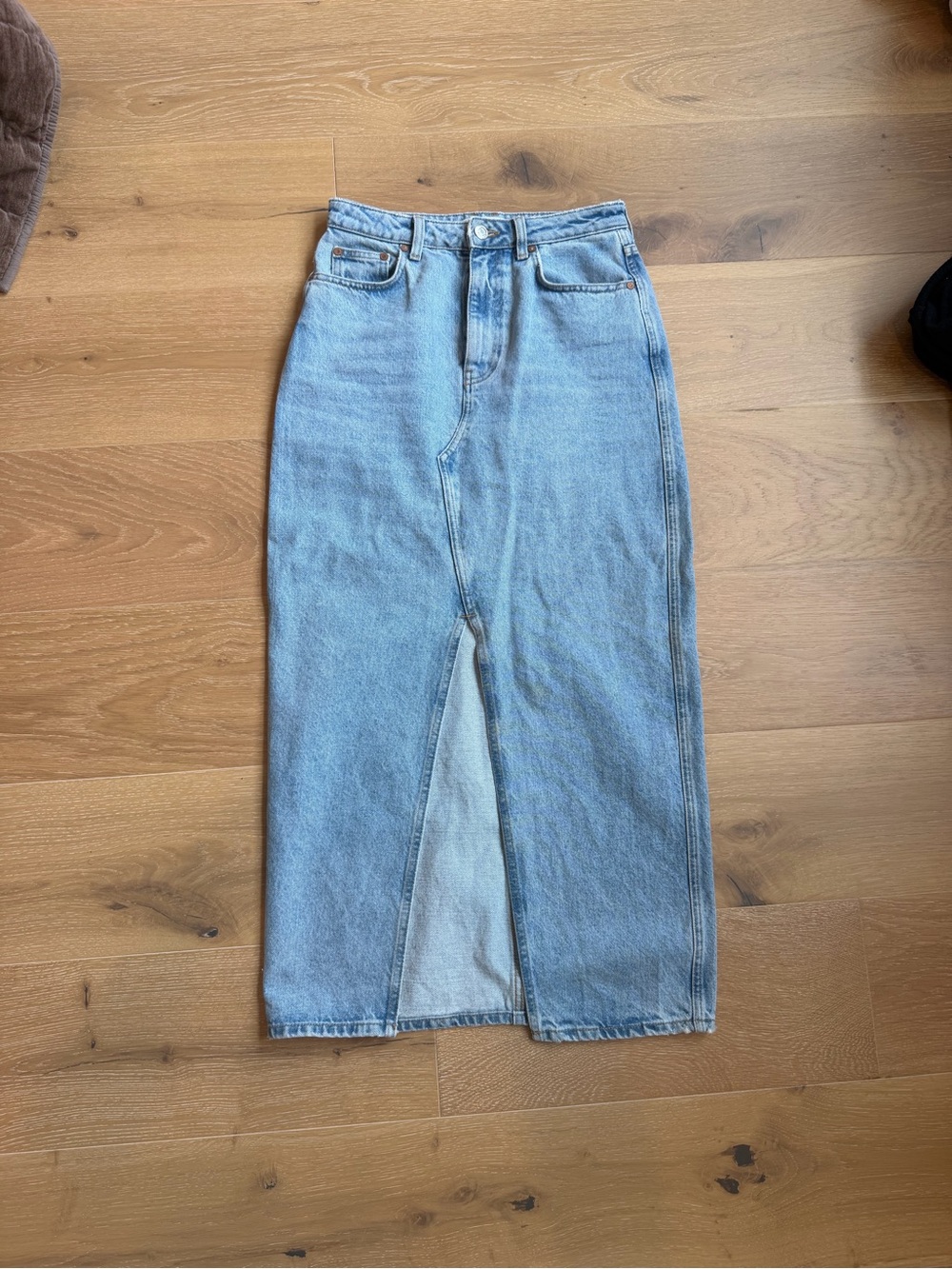 Mango Light Blue Straight-Leg Jeans